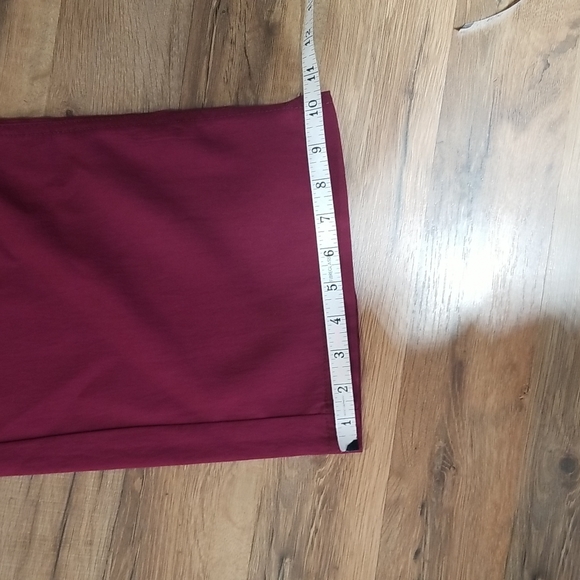 SPREAD GOOD CHEER Burgandy CNA Drawstring Scrub Pants - Picture 13 of 15